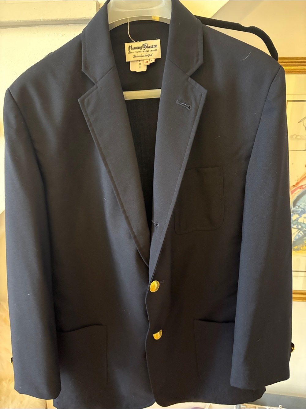 Rowing Blazer Navy jacket with Gold Buttons